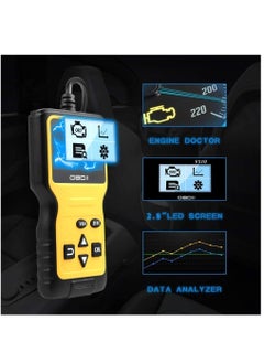 Arabest Car Trouble Code Reader, OBD2 Scanner Engine Diagnostics V310 Car Code Reader and Vehicle Car Engine Trouble Diagnostic Code Scanner Tool for All Cars  - Image 3