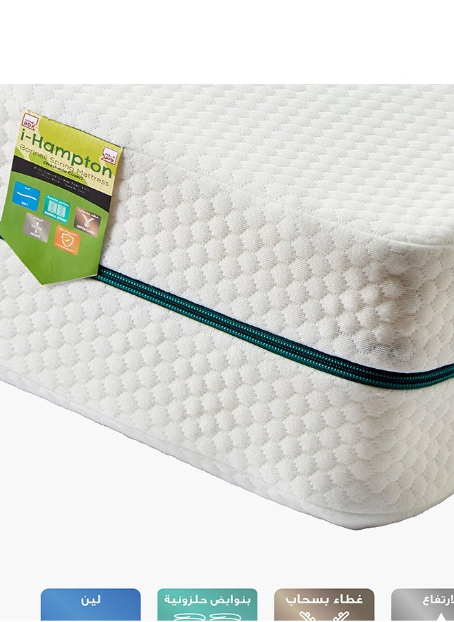 Home Box I-Hampton Twin Bonnell Spring Mattress 200x120 cm , Thickness 16 cm  - Image 1