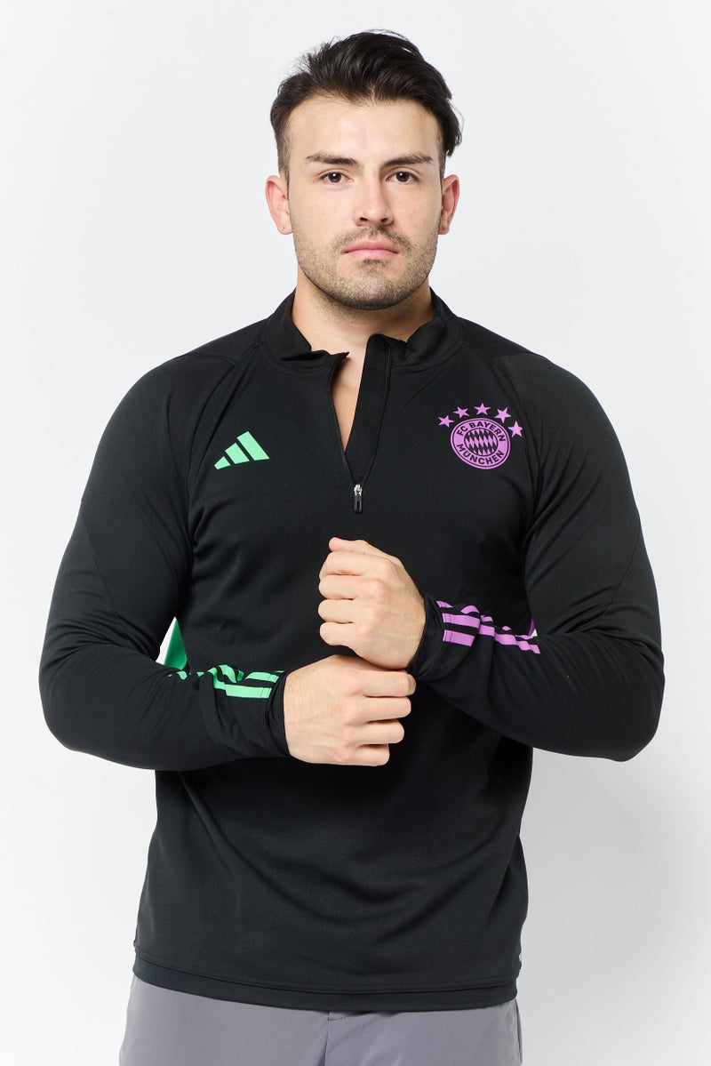 Adidas ملابس رياضية للرجال FC بايرن تييرو 23 سويت شيرت كرة القدم، متعدد الألوان - Image 1