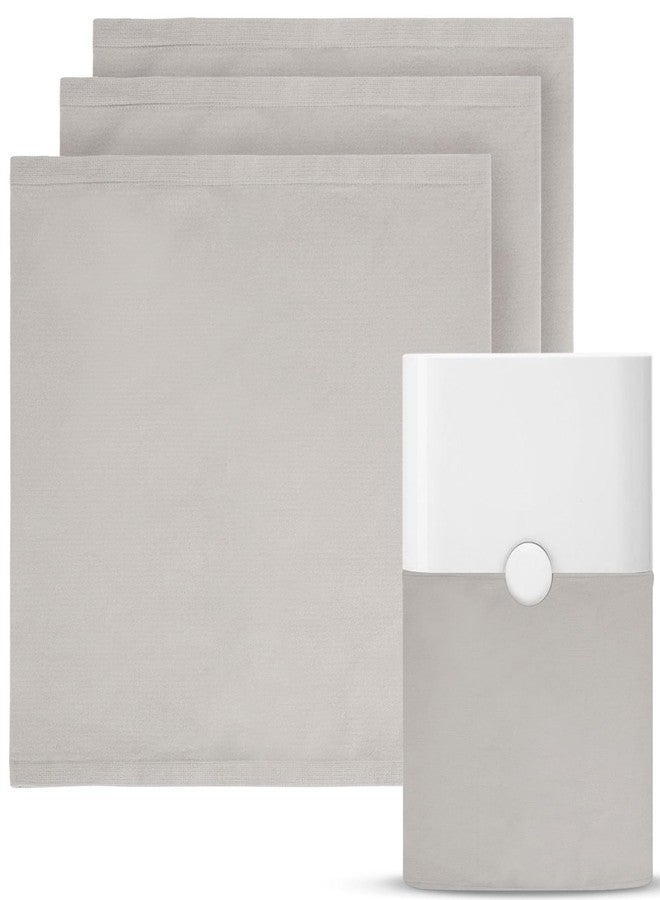 IMPRESA 3 Pack 211 Replacement Pre-Filters - Compatible with Blueair Blue Pure 211+ Air Purifier Filter - Lunar Rock Gray Fabric - Washable Slip-On Slip-Off Design & Extended Main Filter Life - Image 1