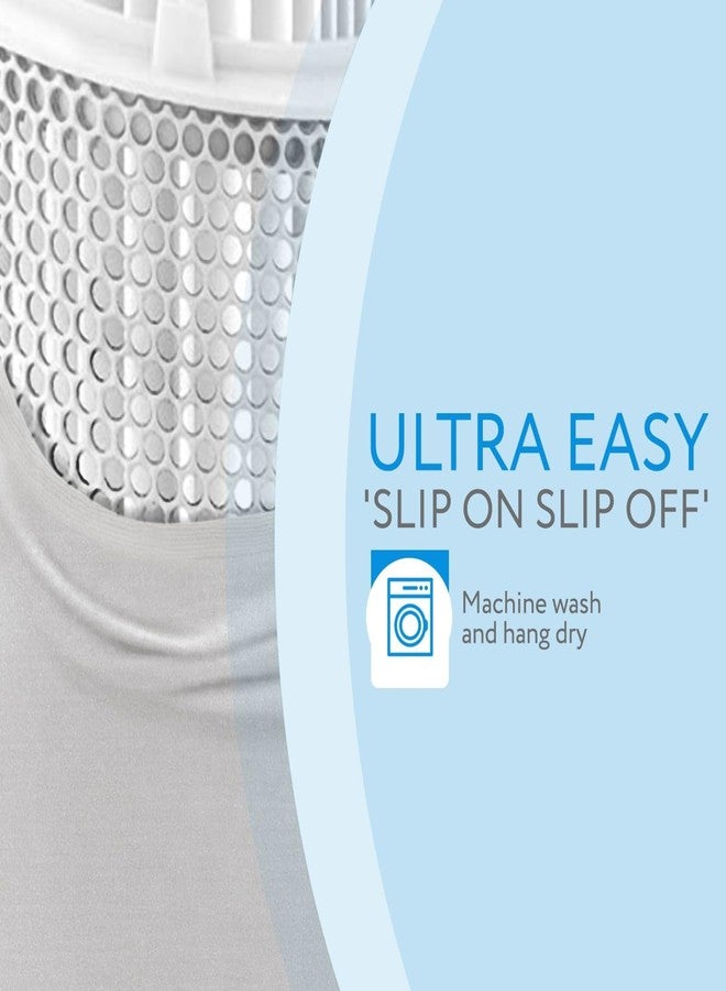 IMPRESA 3 Pack 211 Replacement Pre-Filters - Compatible with Blueair Blue Pure 211+ Air Purifier Filter - Lunar Rock Gray Fabric - Washable Slip-On Slip-Off Design & Extended Main Filter Life - Image 5