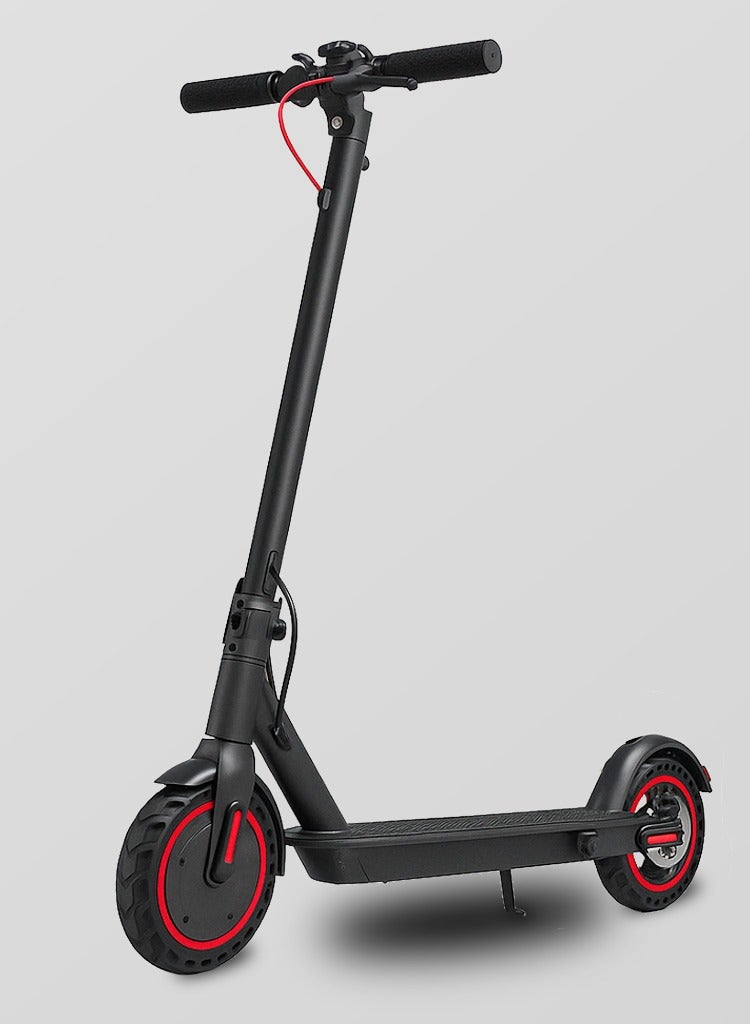 HR-13 Foldable Electric Scooter – 8.5″ Tires, 350W Motor (500W Peak) up to 30km/h, 25–30km Range, Dual Brakes (E-ABS + Disc), 14kg Heavy-Duty Steel Frame for Adults