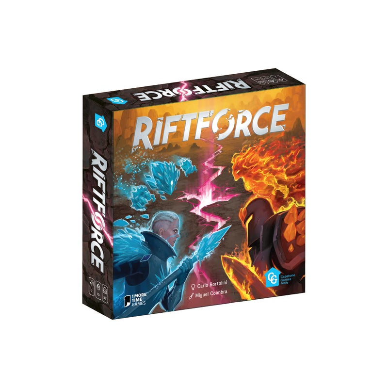 Capstone Games Riftforce Strategy Board Game for 2 Players | Competitive Elemental Duels with Asymmetric Factions, Tactical Depth & Replay Value, Fantasy Tabletop Game | Ages 10+ | 30â€“45 Min Playtime - Image 1