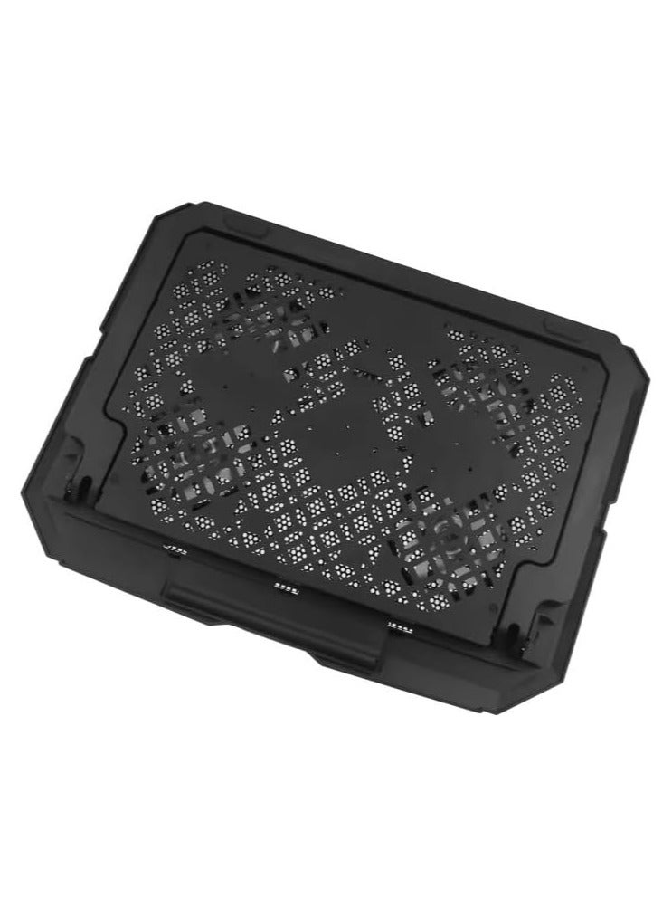 Laptop Cooling Pad with 4 Quiet Fans and LED Lights – Powerful Air Cooling for Laptops - Image 5