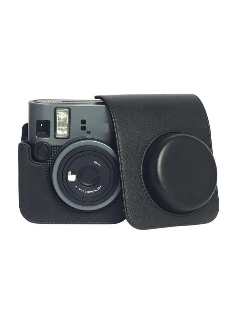 حافظة كاميرا Instax Mini 41 الكلاسيكية - حافظة جلد PU مع حزام كتف لإكسسوارات الكاميرا الفورية - Image 1