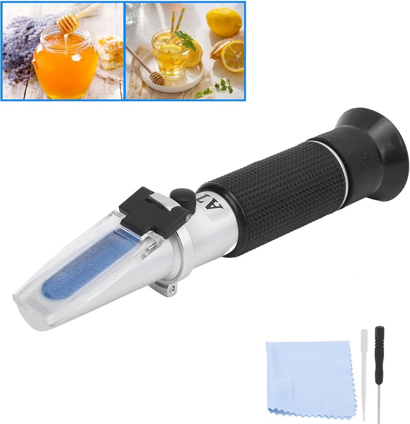 Flexible anti-break Brix Meter Refractometer Hand Held Portable Honey Sugar Concentration Meter Moisture Tester 13 to 25% for Sugar,Honey Refractometer, Food, Fruit, Beverages Honey, Honey Refractometer, Brix Meter Global flexible assemble picks General purpose premium build All-scene tailored quality Full village delivery cover New residential zone delivery Multi-market varied design options Rare market product Full land route delivery Big cost saving Selling out fast Storage transit efficiency build Designed for Saudi taste Local & cross border ship compatible Genuine product High demand product This year new model Discount for all Fresh modern design Multi purpose use Stackable design Varied global sizing picks KSA custom made Single & bulk use compatible Multi-use upgraded craftsmanship - Image 2