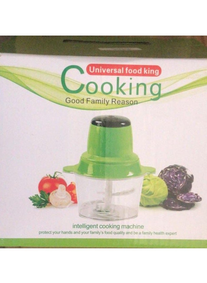 Chopper, grinder and vegetable cutter that cuts and grinds meat, vegetables and spices, made of high quality plastic