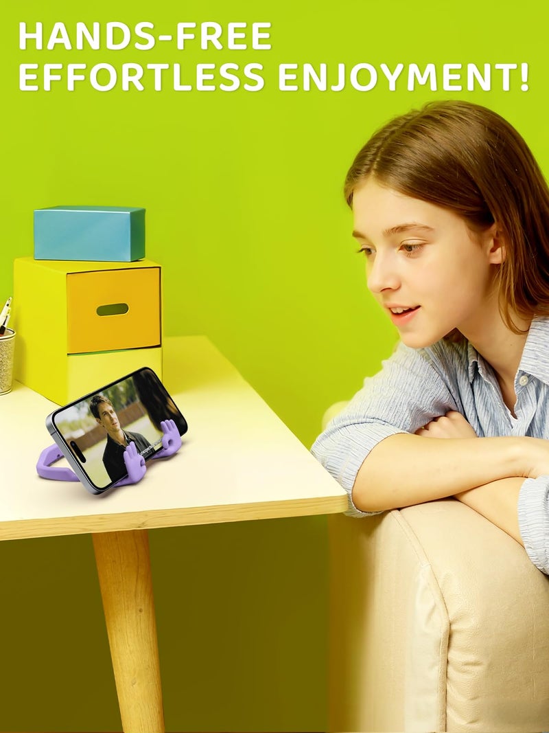 CALDEVER Easter Basket Stuffers for Teens Girls Adults Gifts: Cell Phone Holder OK Sign Adjustable Phone Stand for Desk Gifts for Kids Teenage Women Boys Mom Wife Ideas Funny Cool Gadget Birthday Trendy Stuff - Image 5