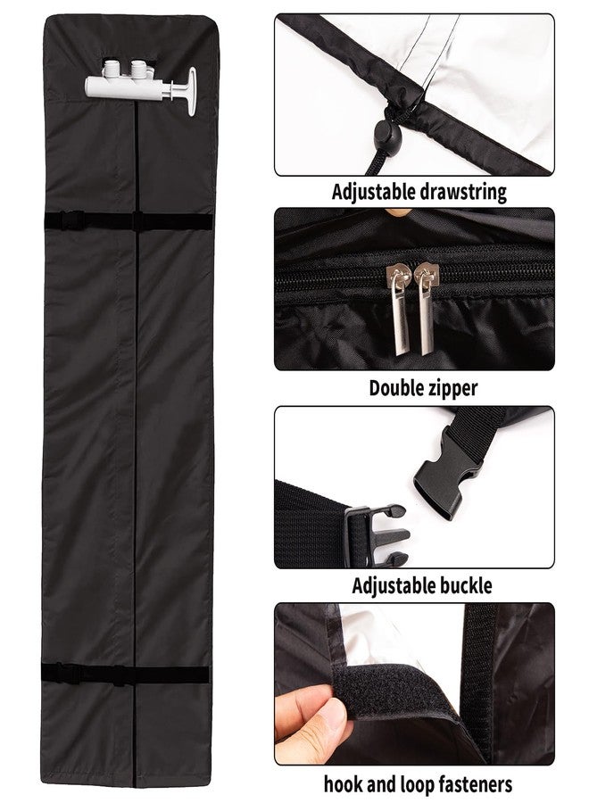 Hagsfire Water Softener Cover Outdoor Insulated, Water Softener Covers for Outside Units, Openable Top Easy to Use Removal-free Installation for UV Dust Protection of Softener Housings Outdoor (Black) - Image 4