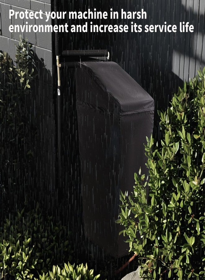 Hagsfire Water Softener Cover Outdoor Insulated, Water Softener Covers for Outside Units, Openable Top Easy to Use Removal-free Installation for UV Dust Protection of Softener Housings Outdoor (Black) - Image 5