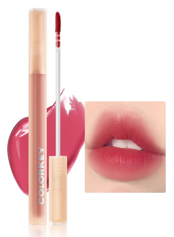 COLORKEY Soft Matte Water Lip Tint, Matte Finishs, Long-Lasting, Moist Fit Without Stickiness, Moisturized, Waterproof, Liquid Lipstick, Nude lip color (P334 Fig Pink) - Image 1