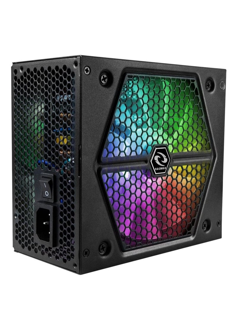 RAIDMAX - Raidmax Thunder RGB Series 735W 80 Plus Bronze Aura Sync Power Supply | RX-735AP-R - Image 1