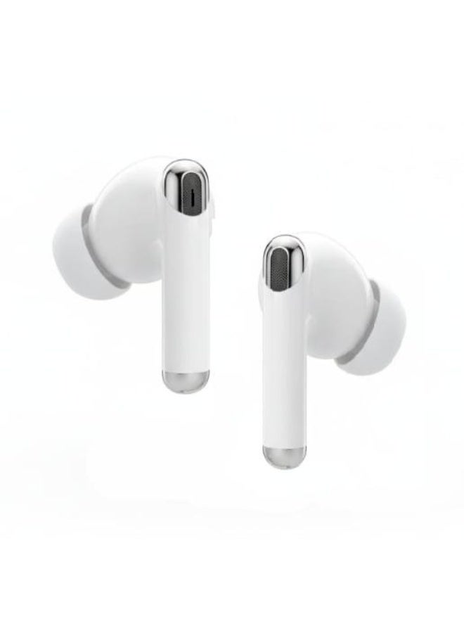 FOOMEE TWS PA28 Earbuds - Bluetooth 5.4 - Pure HiFi HD Sound - 400mAh Battery Supports 25 Hours of Operation - White - Image 2