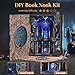 CCCDF Magic Book Nook Kit DIY Miniature Dollhouse Booknook Kit Bookend Bookshelf Insert Decor with LED Light for Teens and Adults Circle of Magic - Image 4