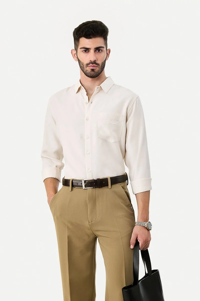 SNITCH Embroidered Regular Fit Shirt