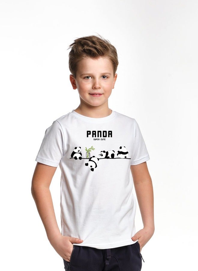 Cartoon T-Shirt For Boys, Short Sleeves, Girls, Cotton Tops, Breathable, No Fading, Suitable For 3-12 Year Old Children In Summer  - Image 1