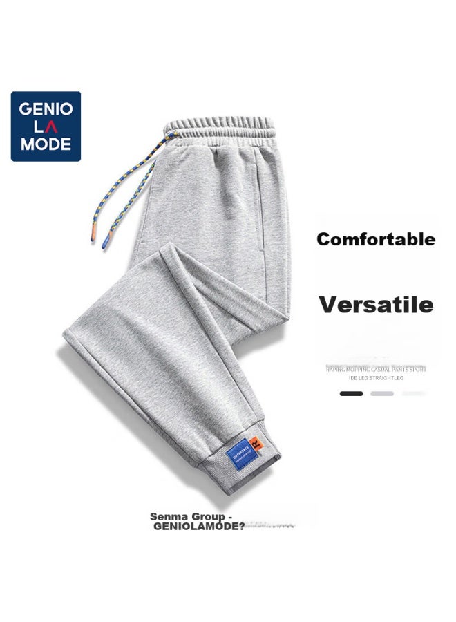 GENIOLAMODE بنطلون Geniolamode رجالي كاجوال، بنطلون رياضي عصري متعدد الاستخدامات بسحاب، بنطلون رجالي فضفاض مريح تنفس - Image 3