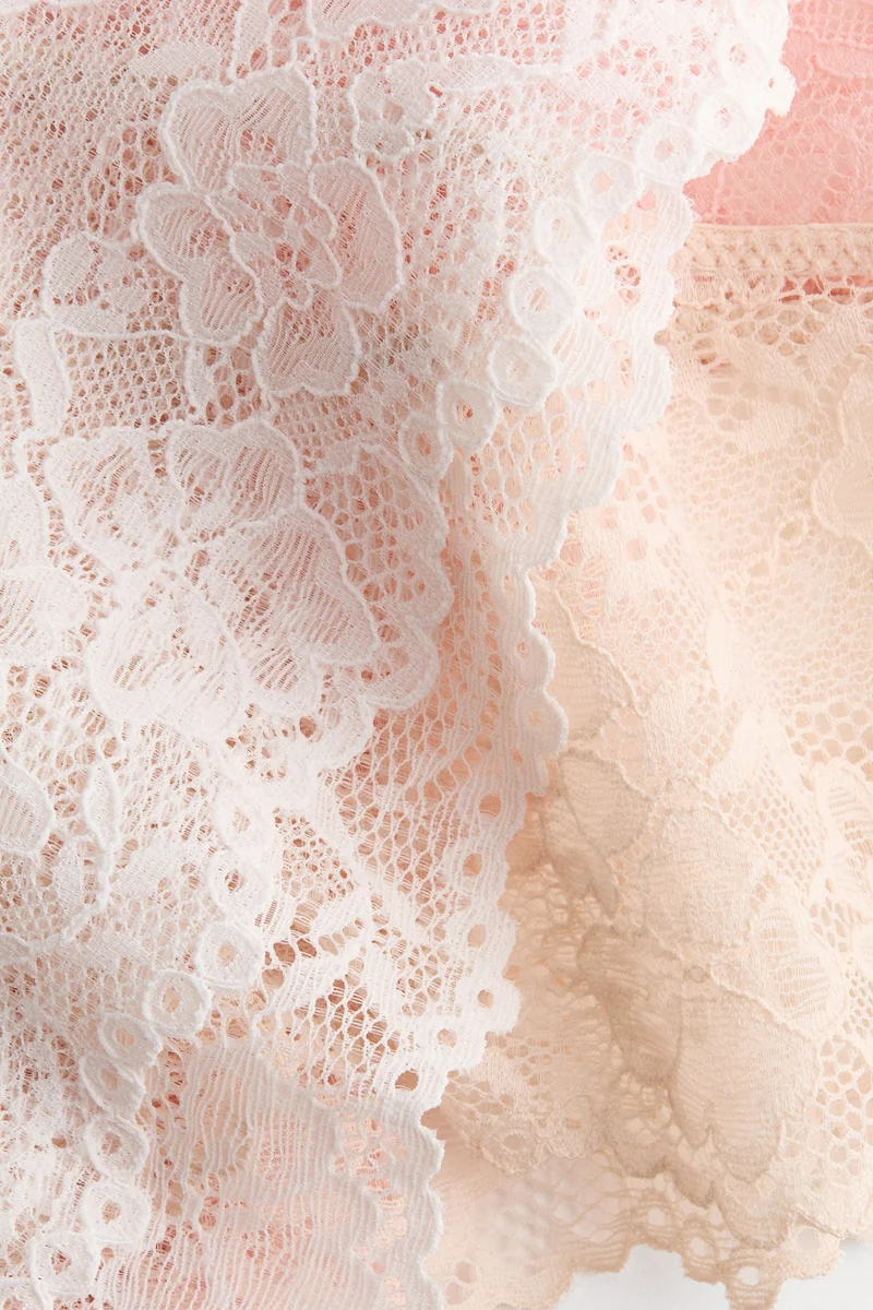 H&M 5-pack lace hipster briefs