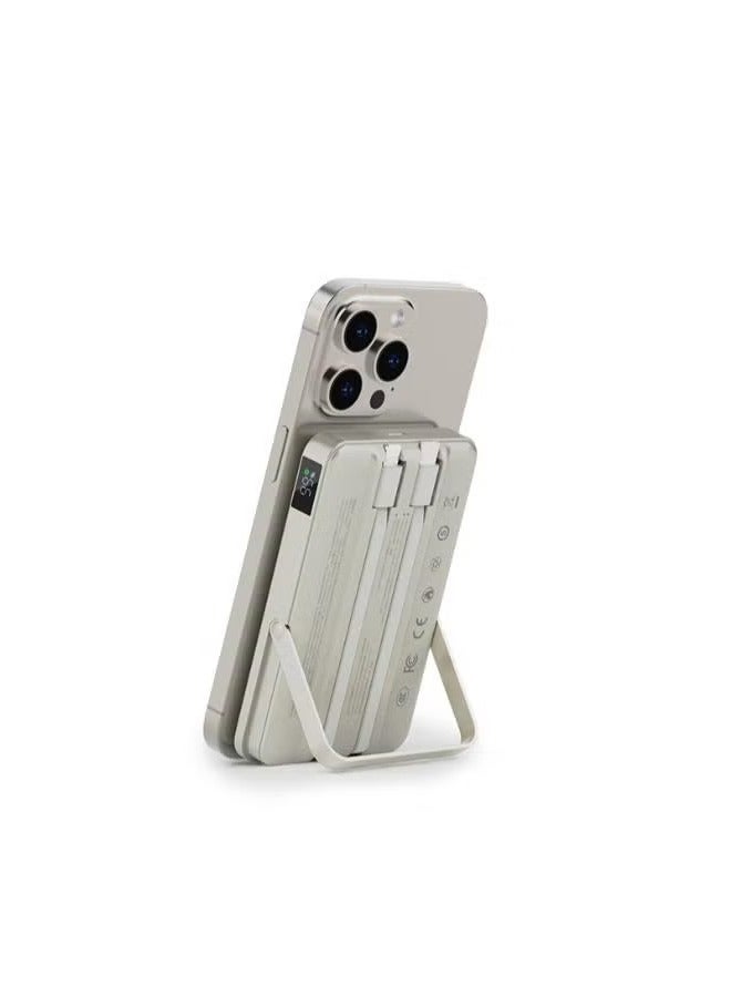 Recci 3-in-1 Magnetic Wireless Power Bank with a capacity of 10,000 mAh - Image 4