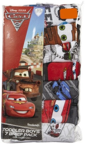 Disney Pixar Cars 100% Combed Cotton Underwear with Lightning McQueen, Mater & more 18M - 8 - Image 2