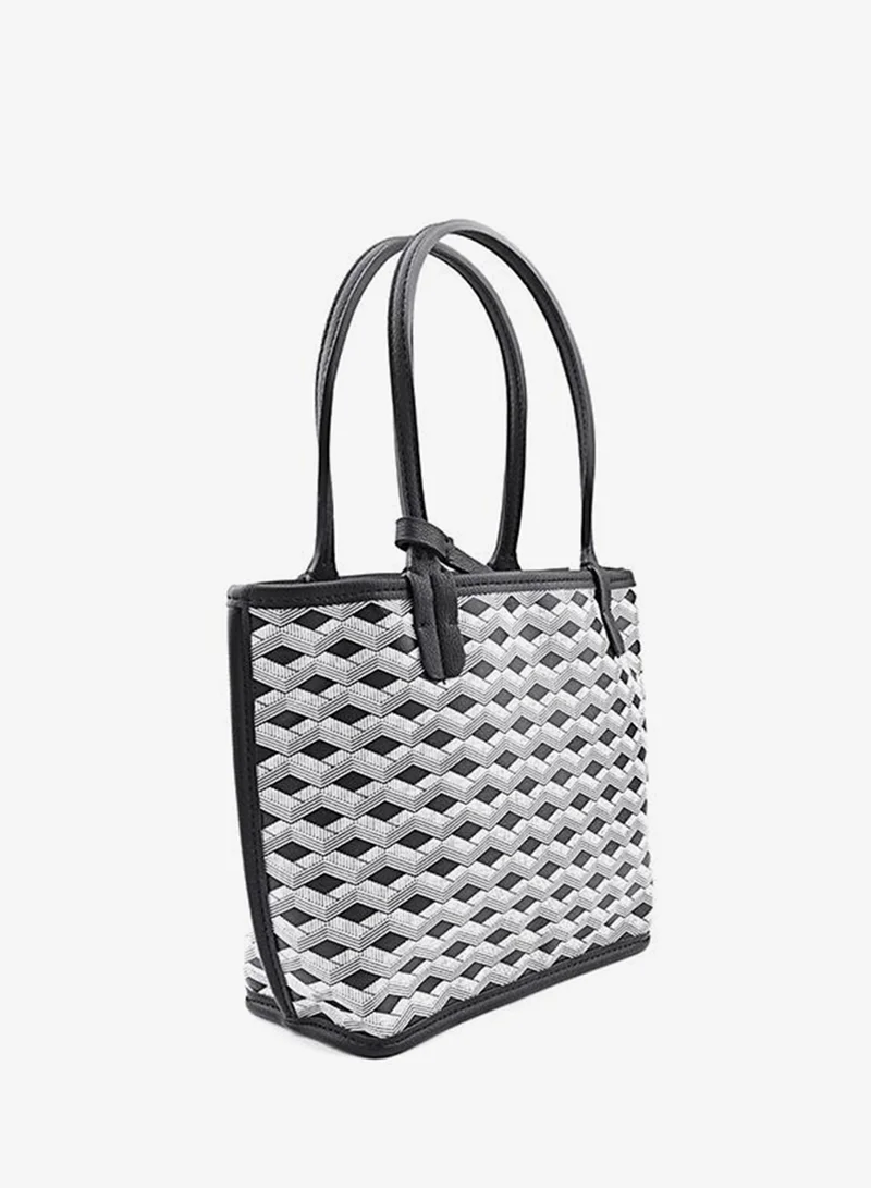 كابلي Women’s Patterned Shoulder Tote Bag with Mini Pouch