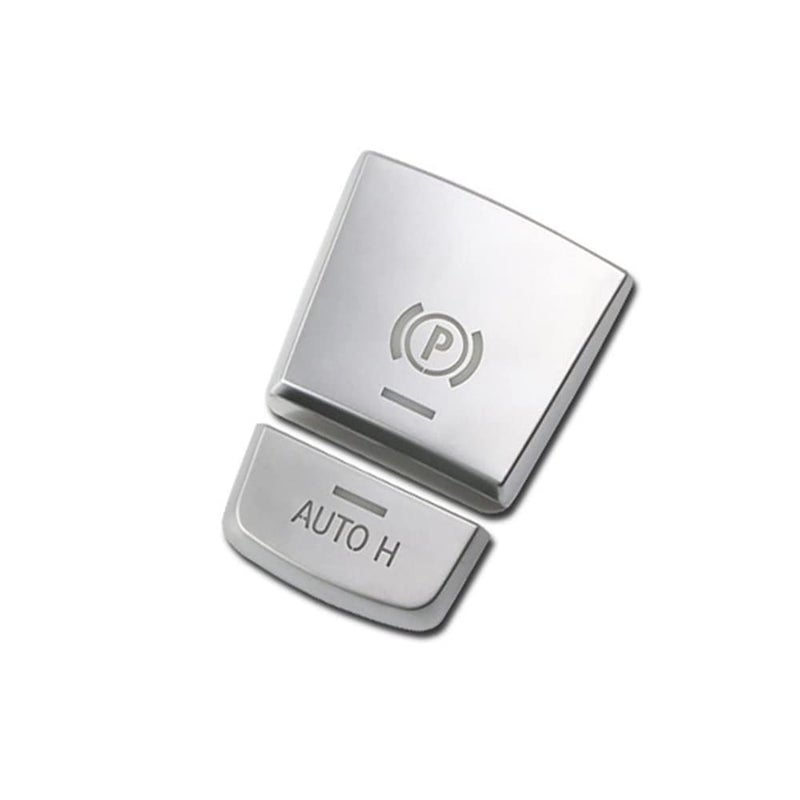 CYCDIY ABS Chromed Electronic Parking Brake Handbrake Switch Button Cover for BMW - Image 1