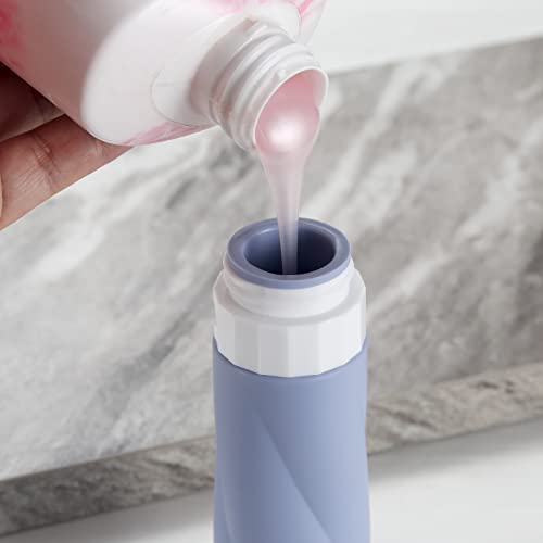 Gemice Travel Bottles for Toiletries, 3oz Tsa Approved Travel Size Containers BPA Free Leak Proof Travel Tubes Refillable Liquid Travel Accessories with Clear Toiletry Bag (4 Pack) - Image 2