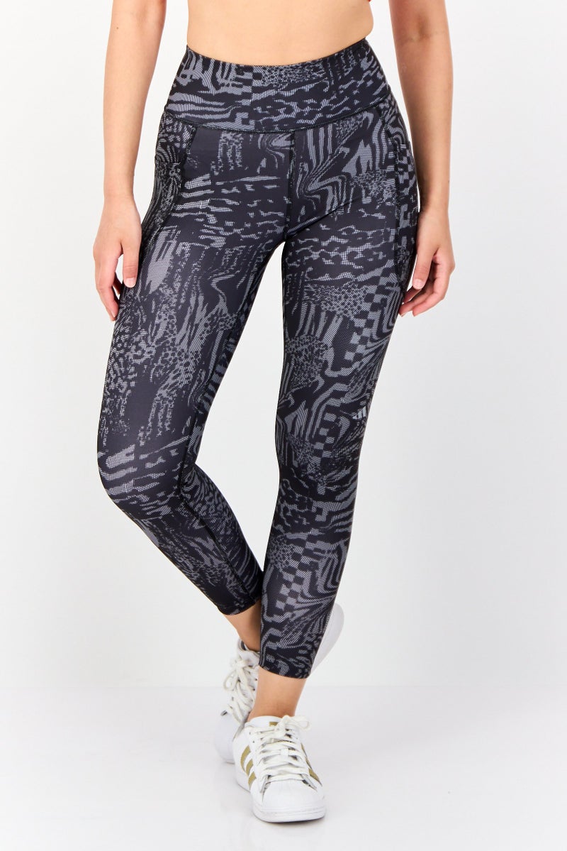 Adidas Women Sportswear Fit Outdoor Leggings, Black  - Image 1