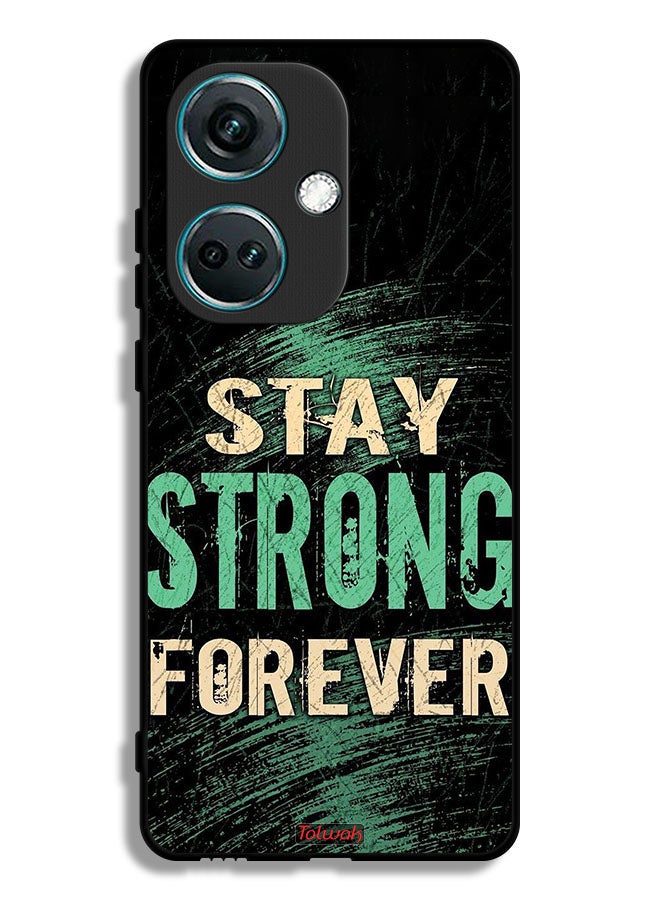 Tolwak OnePlus Nord CE3 Protective Case Cover Stay Strong Forever - Image 1