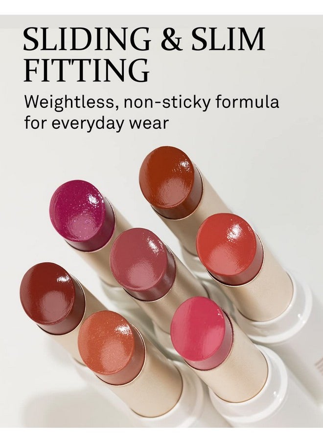 HINCE - HINCE Mood Enhancer Lip Glow, Moisturizing Lip Balm with Shea Butter & Sweet Almond, Non-Sticky and Long-lasting Tinted Lip Tint with Buttery Balm Texture for Neutral Color 0.2oz. (1, IMPASSIONED, 05) - Image 1