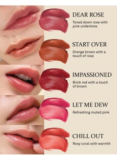HINCE HINCE Mood Enhancer Lip Glow, Moisturizing Lip Balm with Shea Butter & Sweet Almond, Non-Sticky and Long-lasting Tinted Lip Tint with Buttery Balm Texture for Neutral Color 0.2oz. (1, IMPASSIONED, 05)  - Image 3