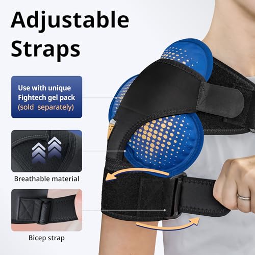 FIGHTECH Shoulder Brace for Torn Rotator Cuff for Men and Women - Support & Pain Relief (Black-XXL) - Image 4