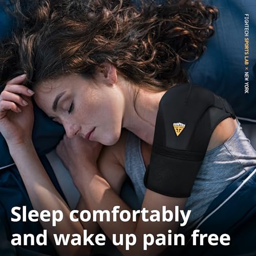 FIGHTECH Shoulder Brace for Torn Rotator Cuff for Men and Women - Support & Pain Relief (Black-XXL) - Image 5