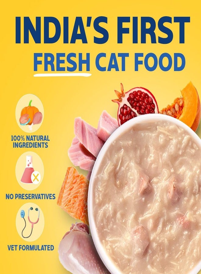 Smylo علبة طعام رطب طبيعي وصحي للقطط الفارسية من سميلو (سنة فأكثر) 70 غرام × 16 عبوة | مزيج متنوع من أسماك المحيط (التونة والسلمون والماكريل والكينيكاما) | خالٍ من الحبوب والمواد الحافظة والمنتجات الثانوية | تركيبة بيطرية - Image 3