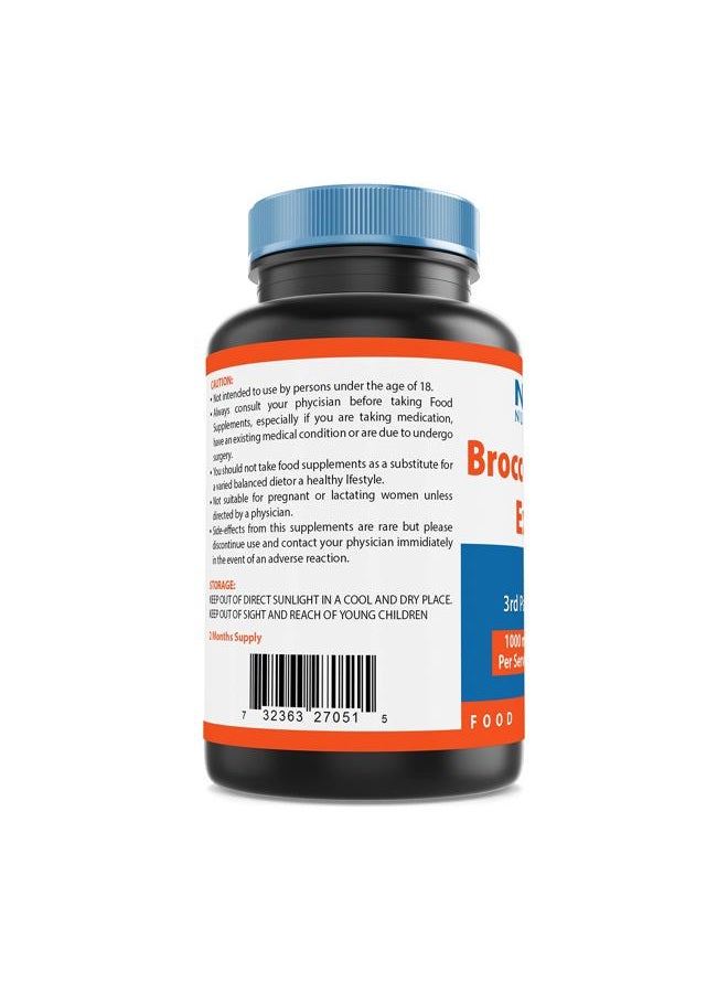 Nova Nutritions Broccoli Sprout Extract 1000 mg 120 Capsules by Nova Nutritions - Image 4