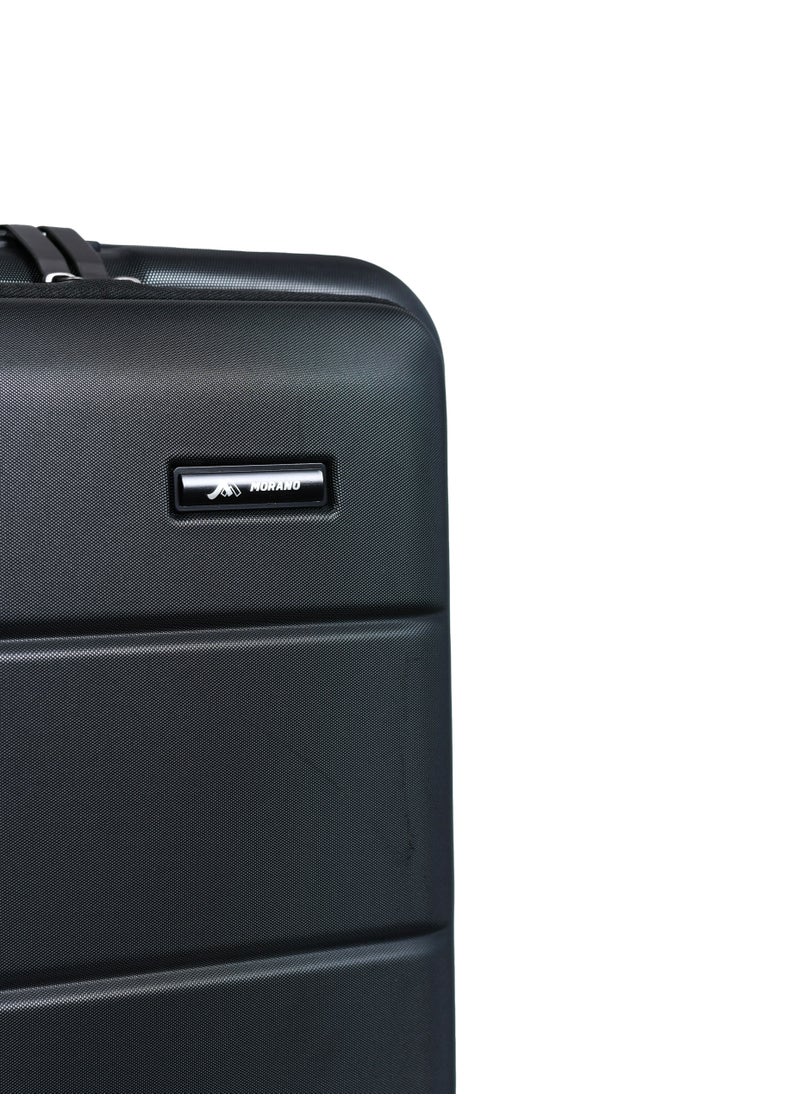 MORANO - Morano Luggage Lightweight  Hard-side Carry-On Trolley Bag  With 4 Spinner Wheels TSA Lock, 20 inch (Black) - Image 1