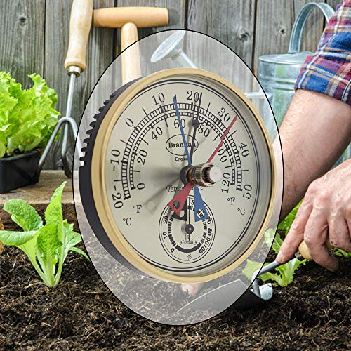 Brannan Max Min Thermometer and Hygrometer - Ideal Greenhouse Thermometer and Humidity Meter to Monitor Maximum and Minimum Temperatures and Humidity Easily Wall Mounted - Image 2