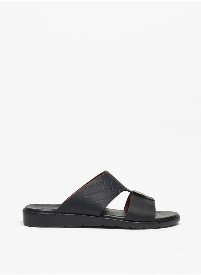 LBL by Shoexpress Mens Textured SlipOn Arabic Sandals  - Image 1