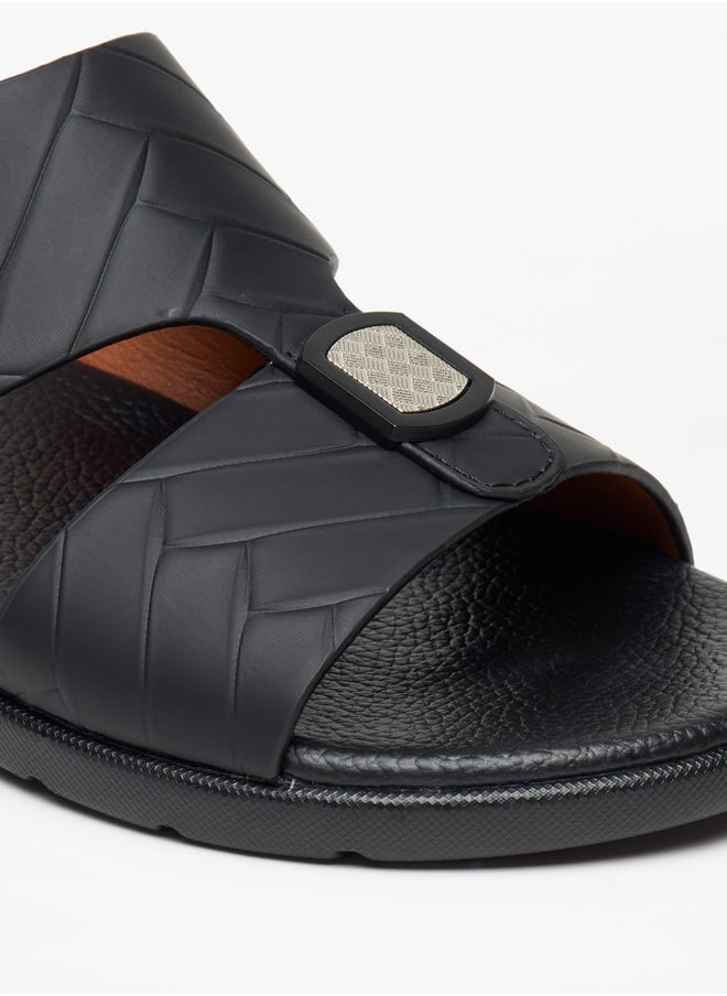LBL by Shoexpress Mens Textured SlipOn Arabic Sandals  - Image 4