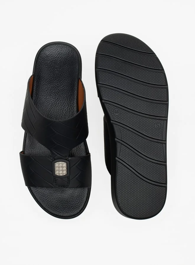 LBL by Shoexpress Mens Textured SlipOn Arabic Sandals