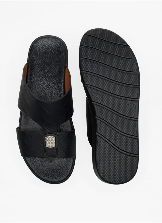 LBL by Shoexpress Mens Textured SlipOn Arabic Sandals  - Image 3