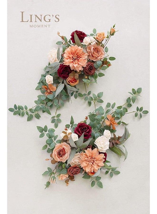 Ling's Moment Artificial Plants Eucalyptus Leaves Branches,10Pcs 17.7"Tall Fake Greenery Filler w/Stems, Lifelike Texture Plant Decor for Wedding Bouquets/Table Centerpieces, Outdoor/Party/Room/Office - Image 4