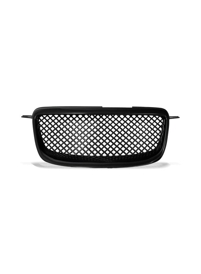 Armordillo USA 8720226 T-R Mesh Style Front Hood Bumper Grille - Piano Black Fits 2003-2004 Toyota Corolla - Image 1