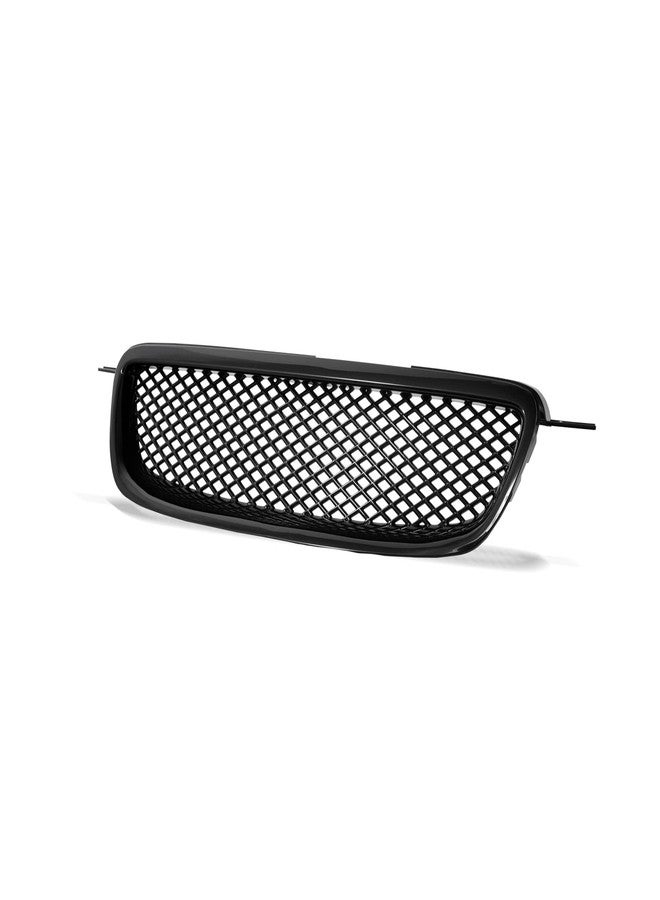Armordillo USA 8720226 T-R Mesh Style Front Hood Bumper Grille - Piano Black Fits 2003-2004 Toyota Corolla - Image 2