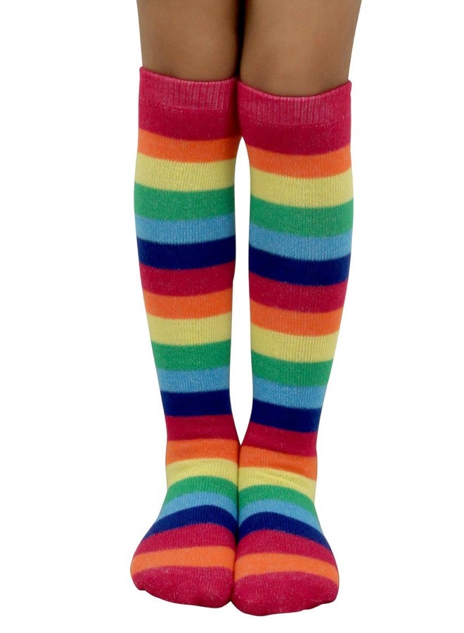 Neska Moda Baby Boys & Girls Cotton Striped Knee High Socks/Long Socks/Stockings For 2 to 3 Years (Multicolor)- SK1113 - Image 3