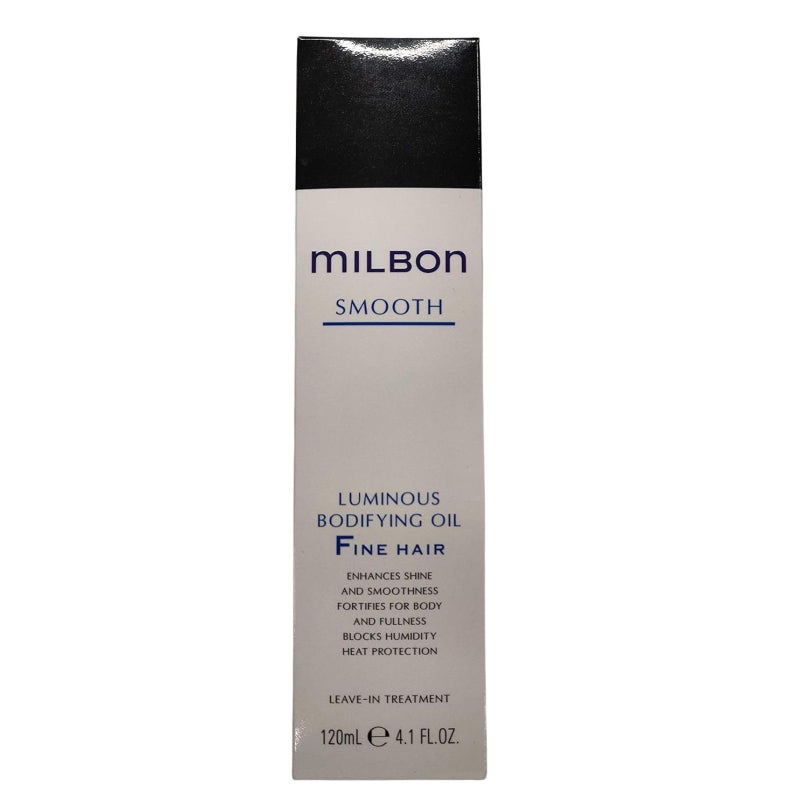 Milbon Smooth Luminous Bodifying Oil Fine Hair 4.1oz - Image 2