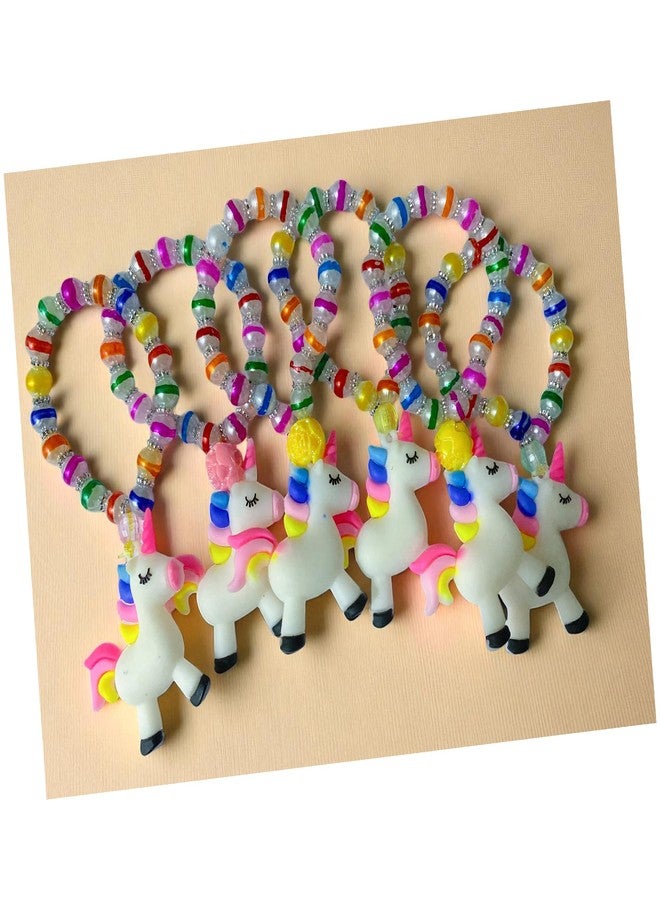Sesonby Unicorn Rakhi Bracelate Wrist Band For Rakhi Diwali New Year Christmas Birthday Return Gift Festival Events Gifts For Kids Girls (Set Of 6) - Image 4