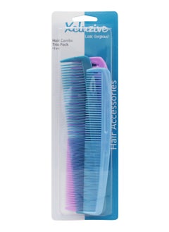 Xcluzive X/Z Hair Combs Trio Pack 3 Pcs  - Image 1