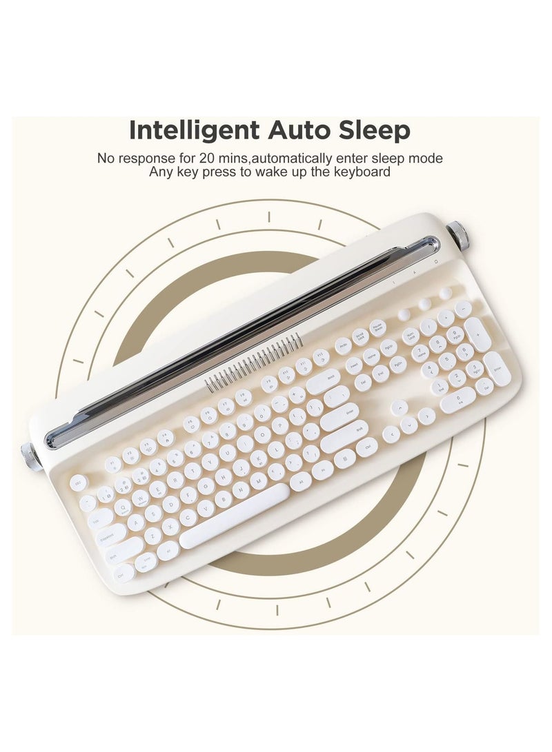 ACTTO Retro Wireless Bluetooth Typewriter Keyboard B503 - Image 3