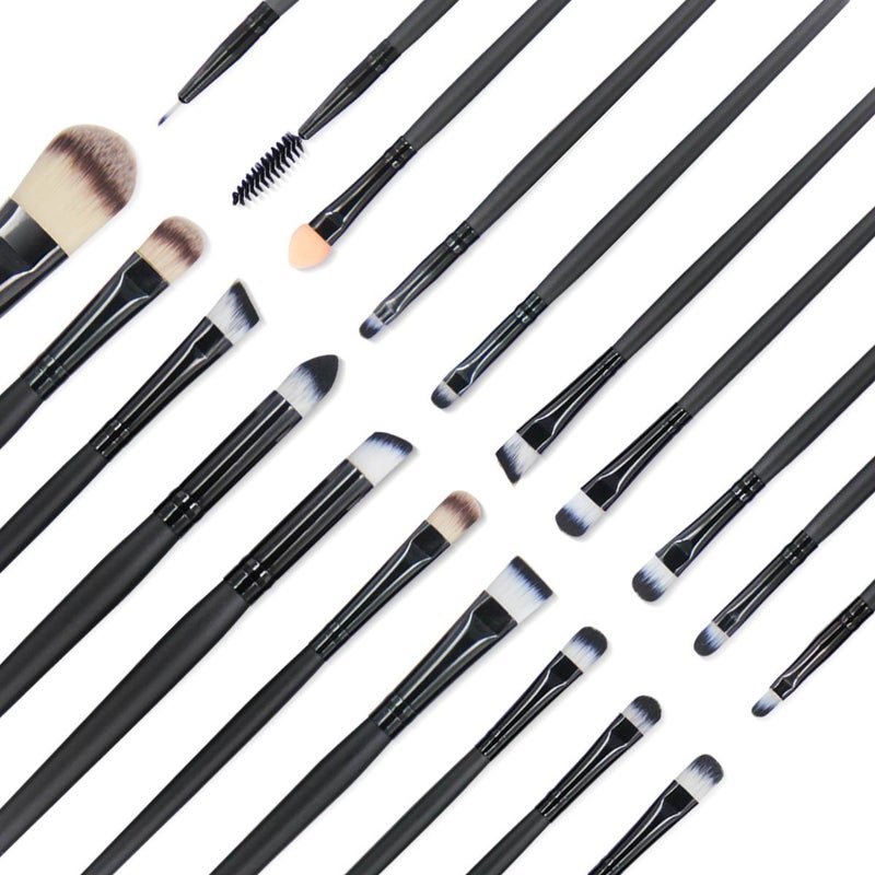 EmaxDesign 20 Pieces Makeup Brush Set Professional Face Eye Shadow Eyeliner Foundation Blush Lip Makeup Brushes Powder Liquid Cream Cosmetics Blending Brush Tool - Image 2